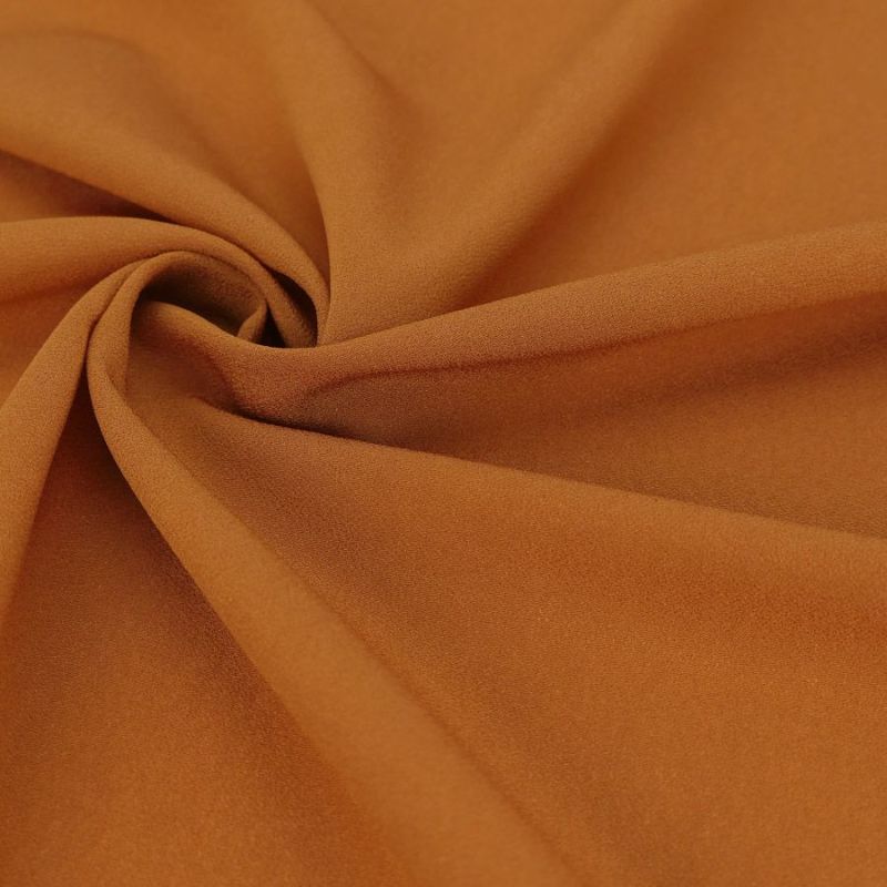 小シボ(一越)ちりめん 無地(たいしゃ色)