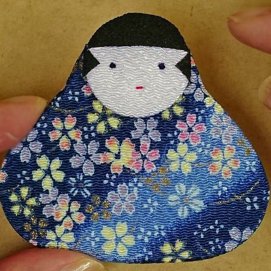 雛人形手作りキット お細工つりびな「3月桃の節句」 |生地 和柄/和布