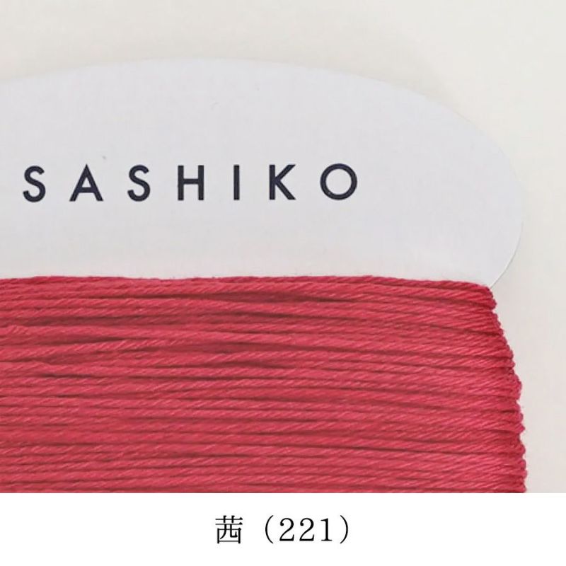 時代物　本物　赤べり　糸巻き中鉢 刺し子糸〈合太〉30mカード巻 |生地 和柄/和布/ちりめん手芸通販