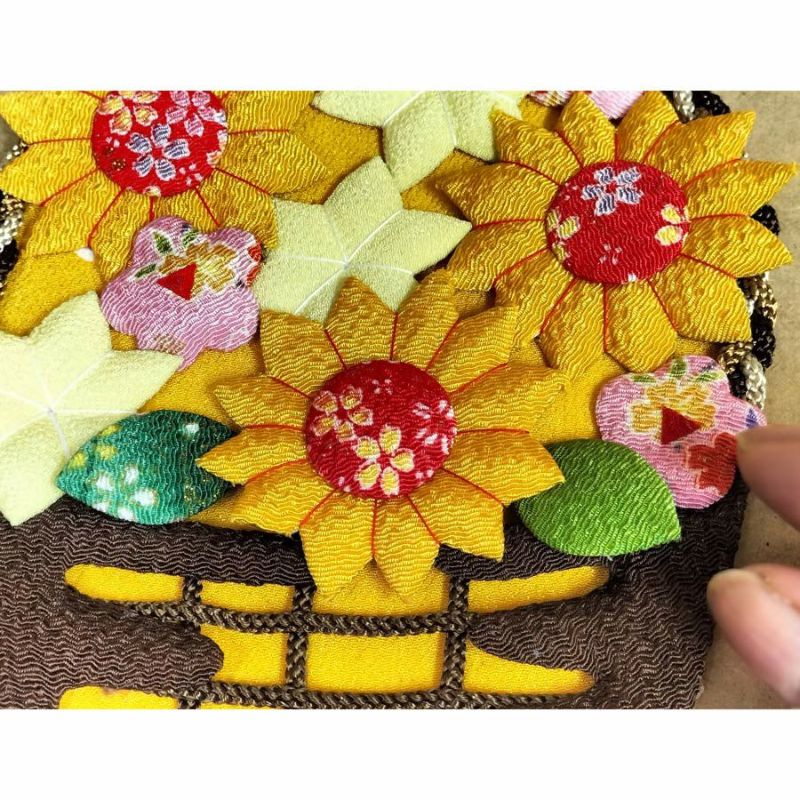 宝船、末広、刺繍壁掛け - その他