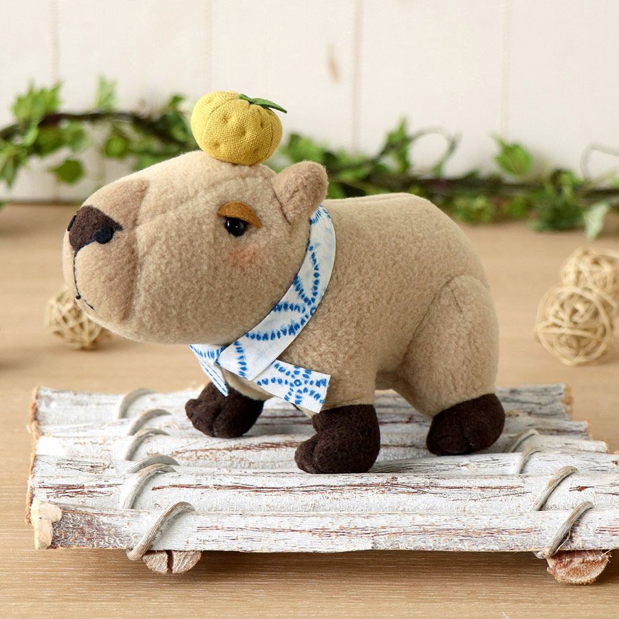 ぬいぐるみキット Happy Zoo(ハッピー ズー) カピバラのナッツくん