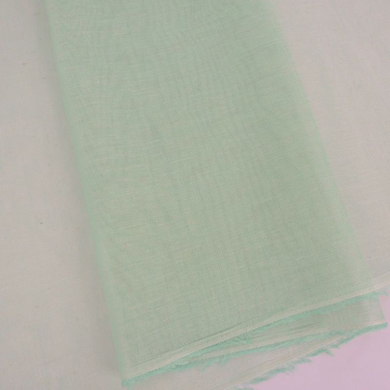 蚊帳(かや)生地 (ペールミント) 10cm単位切り売り　明るいライトグリーンがさわやかな蚊帳生地 国産木綿布地