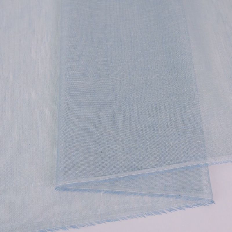 蚊帳(かや)生地 (ライトブルー) 10cm単位切り売り　蚊帳(かや)生地 (ライトブルー) 10cm単位切り売り蚊帳(かや)生地 (ライトブルー) 10cm単位切り売り　かやふきん手作り 虫よけカーテン 透けるのれん作りに