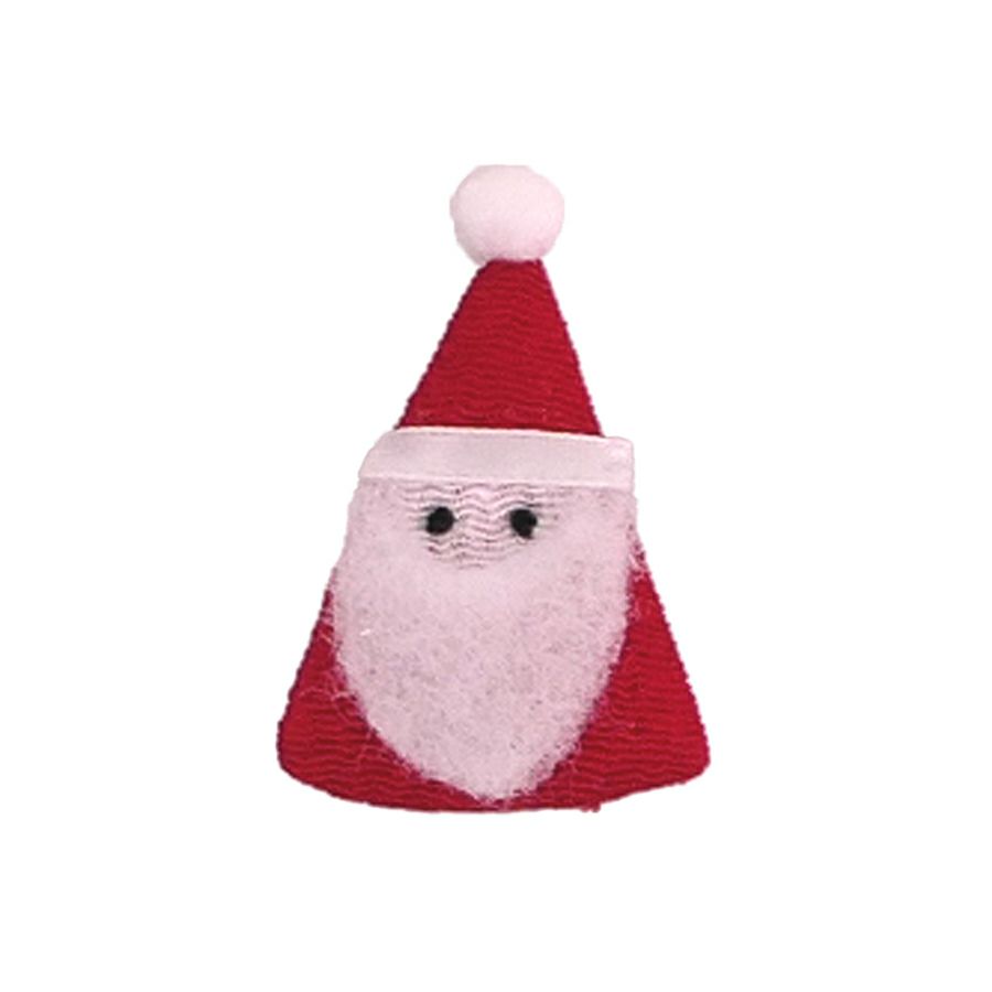 ちりめんパーツ（完成品）サンタクロース(お買得品)サンタクロースパーツ クリスマス簡単クラフト 和風xmas手芸
