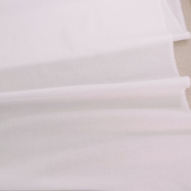 綿ローン生地(60s) 白/ホワイト 10cm単位 切り売り |生地 和柄/和布 