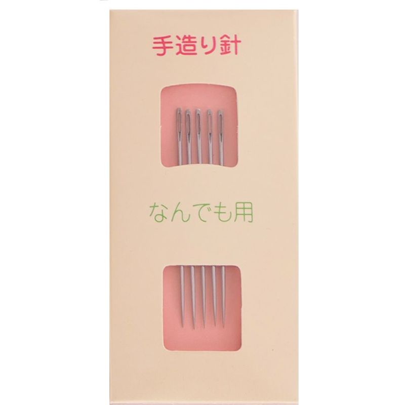 手造り針・なんでも用(5本セット) 手作り京都本みすや針 みすや忠兵衛 手作り御簾屋針 手縫い針セット