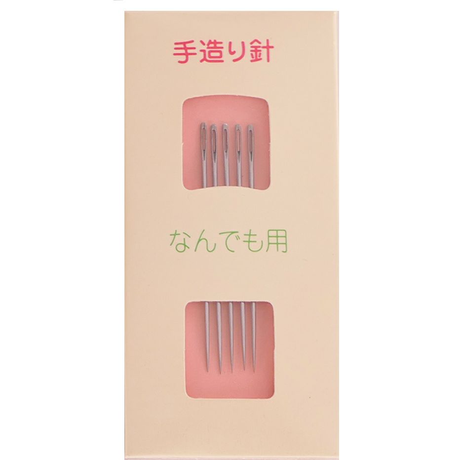 手造り針・なんでも用(5本セット) 手作り京都本みすや針 みすや忠兵衛 手作り御簾屋針 手縫い針セット