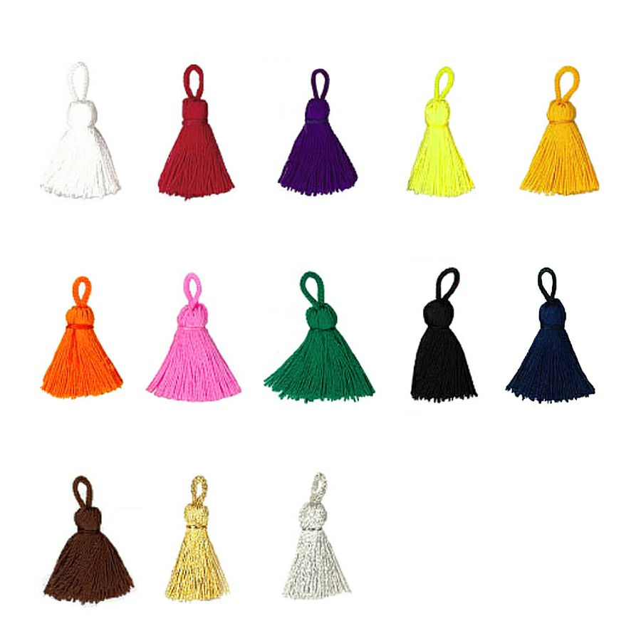 輪付き房 3cm(4本入)和房ふさ 和風タッセル INAZUMAイナズマ アクセサリーパーツ