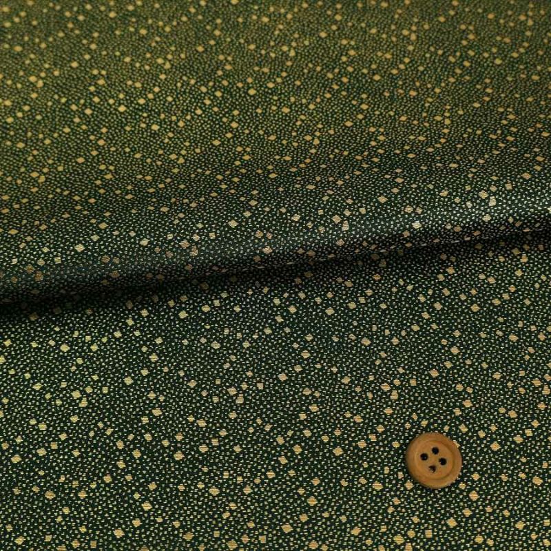 金襴生地(金らん) 砂子(黒) 10cm単位 切り売り西陣織物きんらん ブラックゴールド 木目込み人形押絵生地