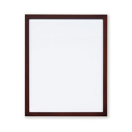 木製フレーム・ブラウン (外径32×25.9cm)刺繍用額縁こげ茶色 刺しゅうディスプレイ ししゅう壁かけ用