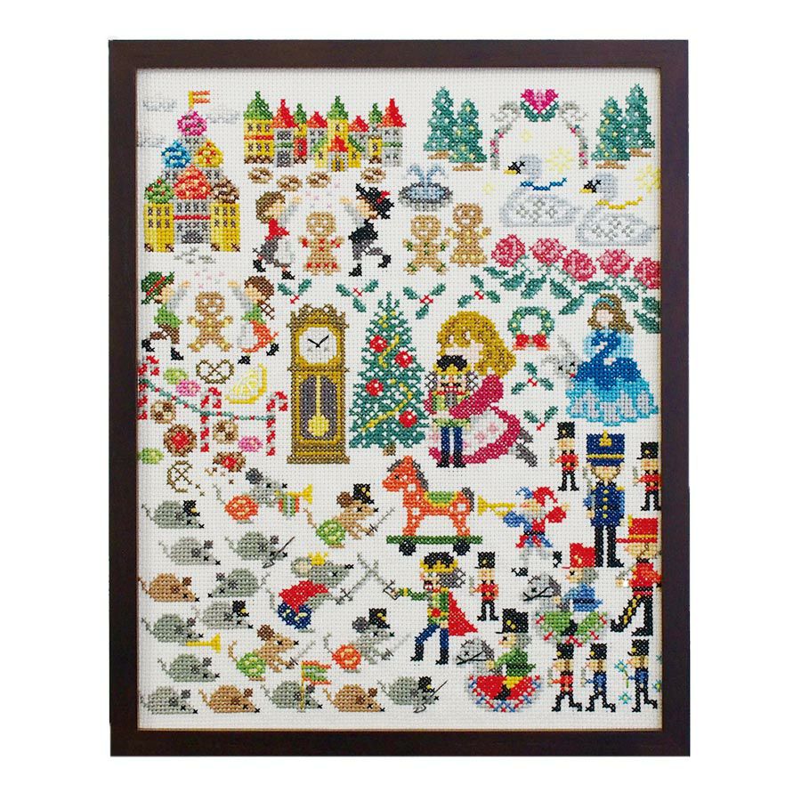 クロスステッチキット Nostalgic Story くるみ割り人形とネズミの王様 クロス・ステッチ上級者向け 刺しゅう作家Nitka オリンパス製糸