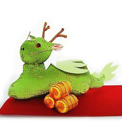 2024干支手作りキット 金俵と開運龍 |生地 和柄/和布/ちりめん手芸通販