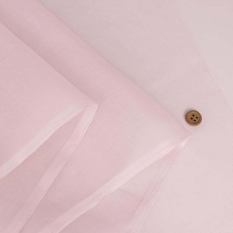 コットンオーガンジー生地・無地(桜色) 10cm単位 切り売り ペールピンク ライトピンク 薄いピンク色 薄地木綿 高級薄手