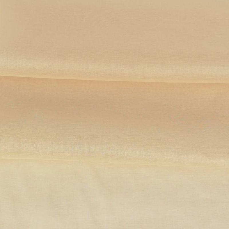 コットンオーガンジー生地・無地(ライトベージュ) 10cm単位 切り売り つまみ細工向き木綿布地薄地 エジプト綿80ベルオーガン 肌色