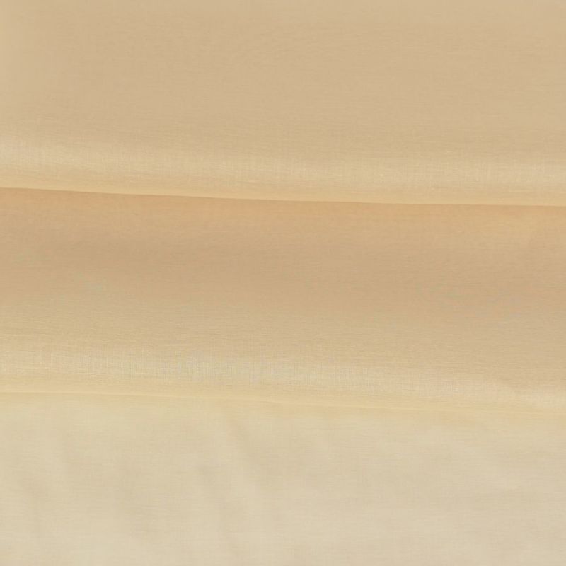 コットンオーガンジー生地・無地(ライトベージュ) 10cm単位 切り売り つまみ細工向き木綿布地薄地 エジプト綿80ベルオーガン 肌色