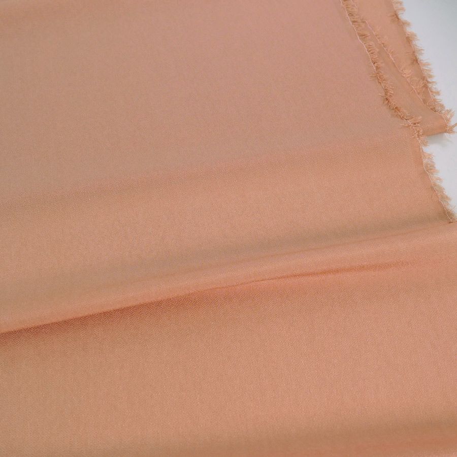 小シボ(一越)ちりめん 無地(赤香/あかこう) 10cm単位 切り売り ひとこしちりめんつまみ細工に 薄手縮緬布地 くすんだ橙色