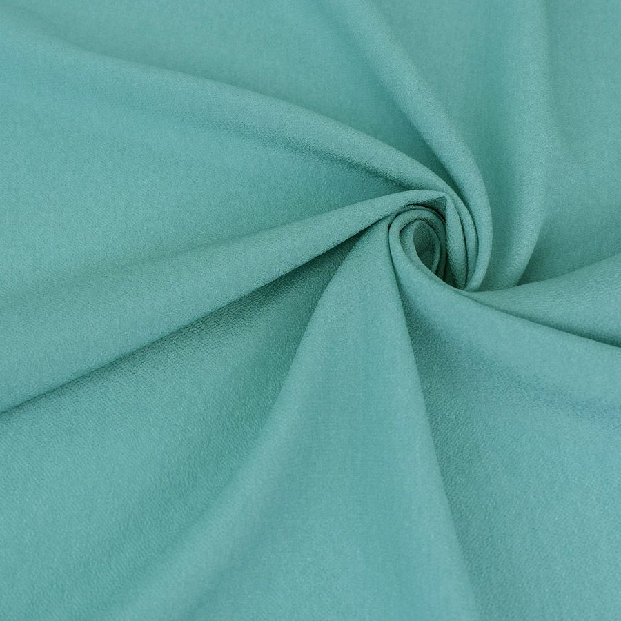 小シボ(一越)ちりめん 無地(錆浅葱/さびあさぎ) 10cm単位 切り売り[M便 1/42]