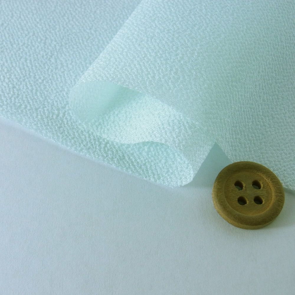 つまみ細工用カット済み生地・一越ちりめん(アイスグリーン) 3cm角 裁断済みひとこしちりめん カット済一越縮緬 ライトグリーン