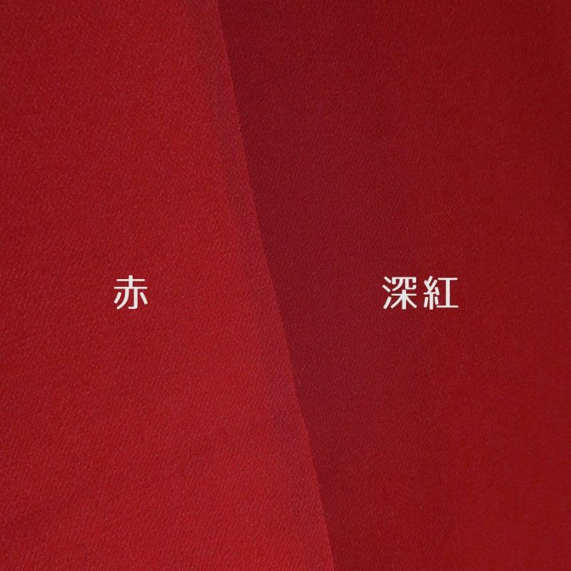 つまみ細工用カット済み生地・一越ちりめん(深紅) 3cm角 裁断済みひとこしちりめん カット済縮緬布地 30ミリ角 真紅 赤色