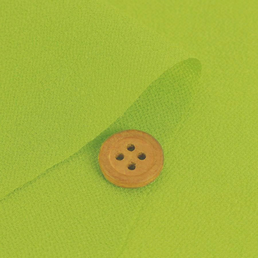 つまみ細工用カット済み生地・一越ちりめん(萌黄) 3cm角 裁断済ひとこしちりめん カット済縮緬布地 萌葱もえぎ色 黄緑色