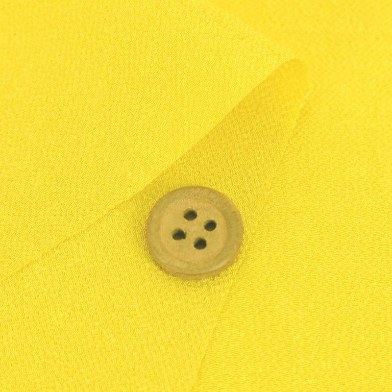 つまみ細工用カット済み生地・一越ちりめん(ひまわり) 3cm角 裁断済みひとこしちりめん カット済縮緬3センチ角 黄色イエロー