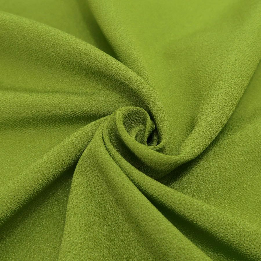 つまみ細工用カット済み生地・一越ちりめん(鶸萌黄ひわもえぎ) 3cm角