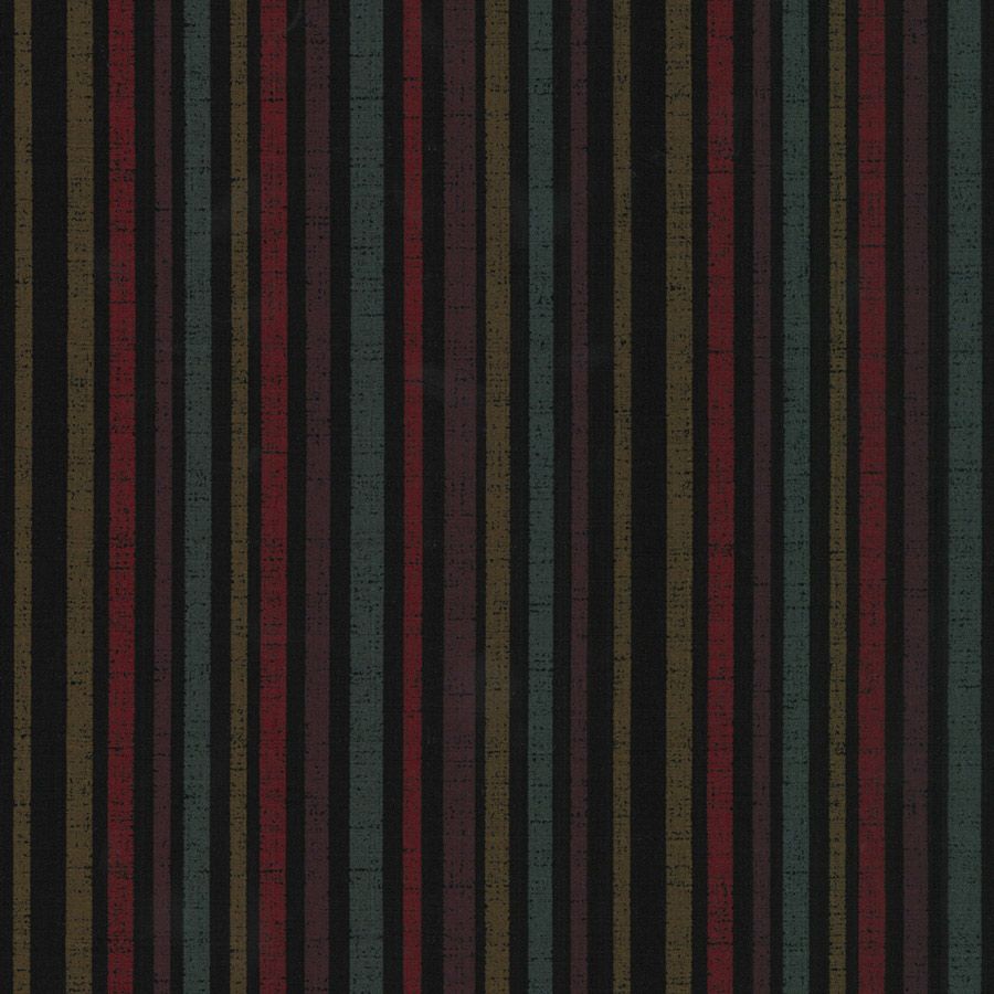 和柄コットン生地 多色の滝筋縞模様(黒) 10cm単位 切り売り 滝筋染文様 サザンクロス 和調木綿布地 コットンこばやし 縞柄