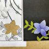 ちりめん手芸キット もてなしの花 9月 キキヨウ(桔梗) 縮緬押絵 押し絵クラフト ちりめん細工 布絵ミニタペストリー