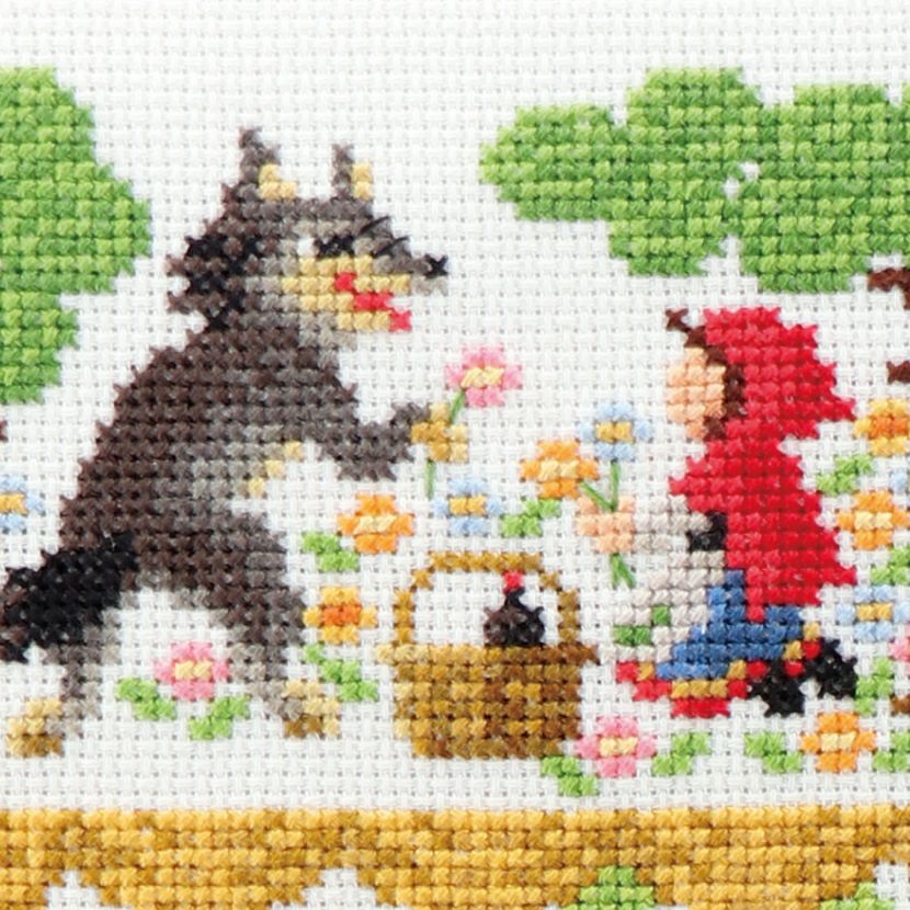 クロスステッチキット Nostalgic Story 赤ずきん クロス・ステッチ刺しゅう上級向き赤頭巾ちゃん オリムパス製絲