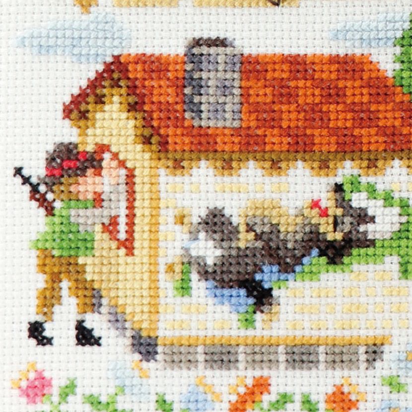 クロスステッチキット Nostalgic Story 赤ずきん クロス・ステッチ刺しゅう上級向き赤頭巾ちゃん オリムパス製絲