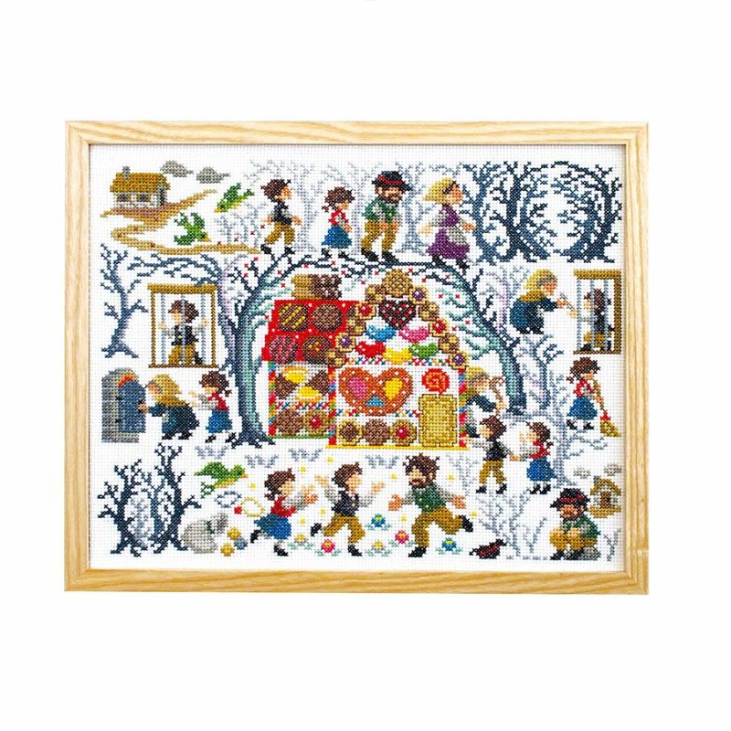 クロスステッチキット Nostalgic Story ヘンゼルとグレーテル クロス・ステッチ上級者向き グリム童話刺しゅうオリムパス製絲