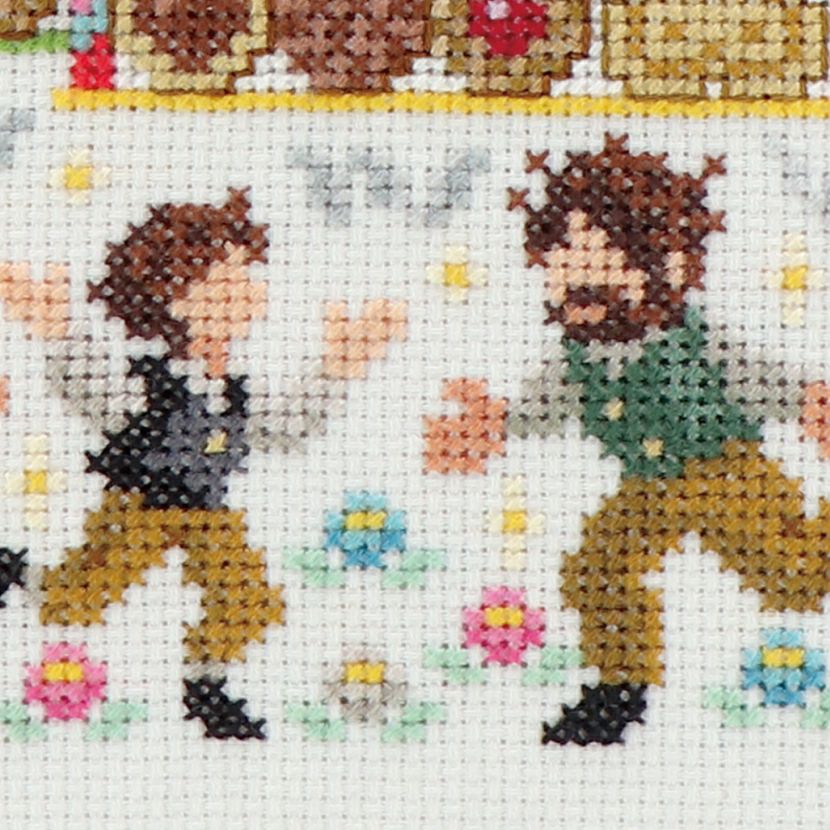 クロスステッチキット Nostalgic Story ヘンゼルとグレーテル クロス・ステッチ上級者向き グリム童話刺しゅうオリムパス製絲