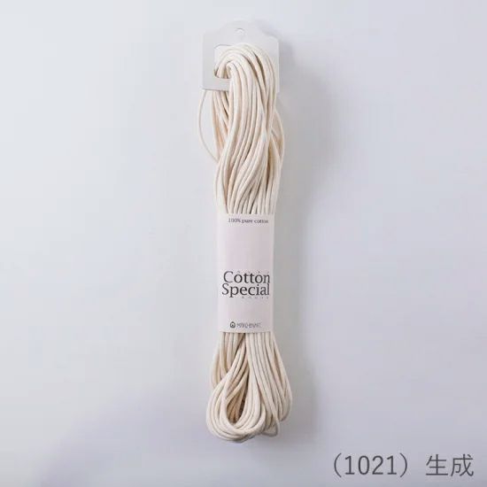 コットンスペシャル 3mm・30mかせ/綿100%コード マクラメ編みに