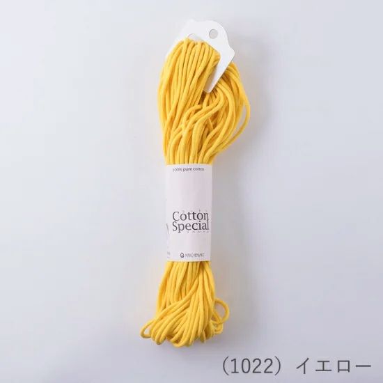 コットンスペシャル 3mm・30mかせ/綿100%コード マクラメ編みに