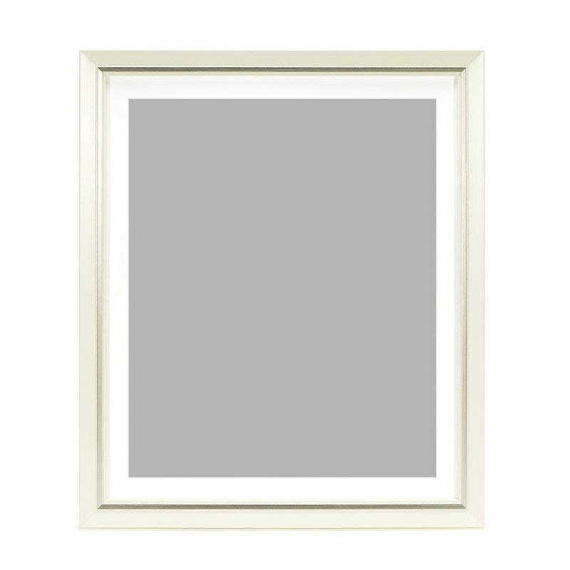 木製フレーム・ホワイト (外径45.4×38.7cm)