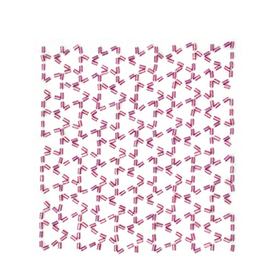 ビーズ刺し子キット 結び亀甲