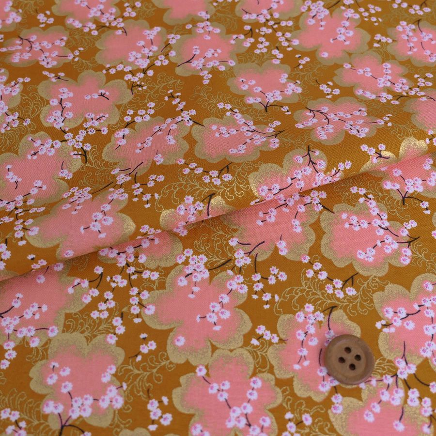 金襴リボン 桜づくし ピンク ねじ込ん