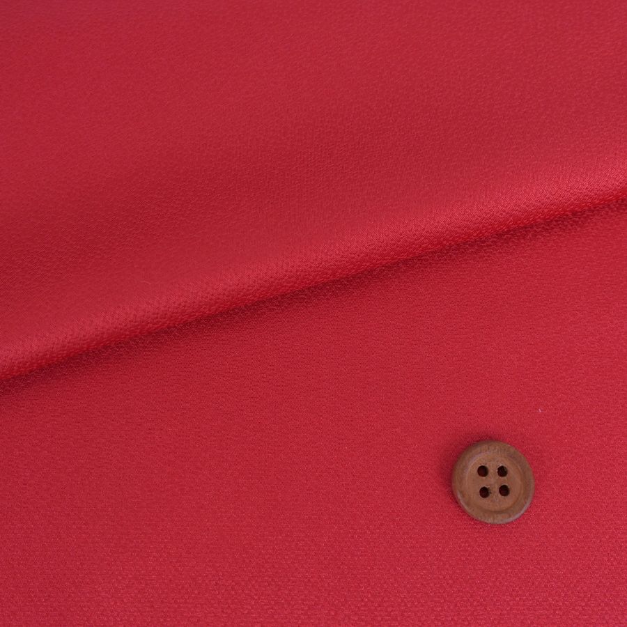 シルクはぎれ/正絹八掛地 (砂面・朱赤) 50cm単位 切り売り【訳ありお