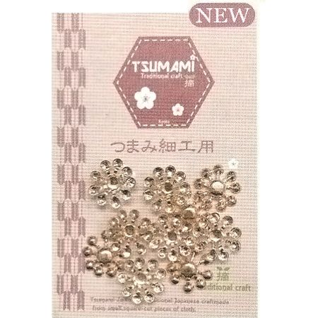 座金 Cタイプ 直径13mm 10個入(ピンクゴールド) |生地 和柄/和布