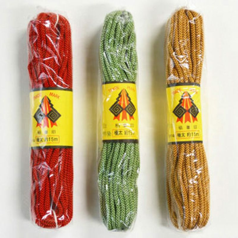 江戸打ちひも・堅牢染め(太/5ミリ) 15ｍかせ