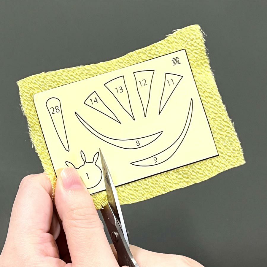 季節のかんたん貼り絵キット 日本の夏 |生地 和柄/和布/ちりめん手芸