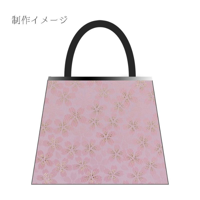 金襴生地(金らん) 楚々桜(さくら色) 10cm単位 切り売り