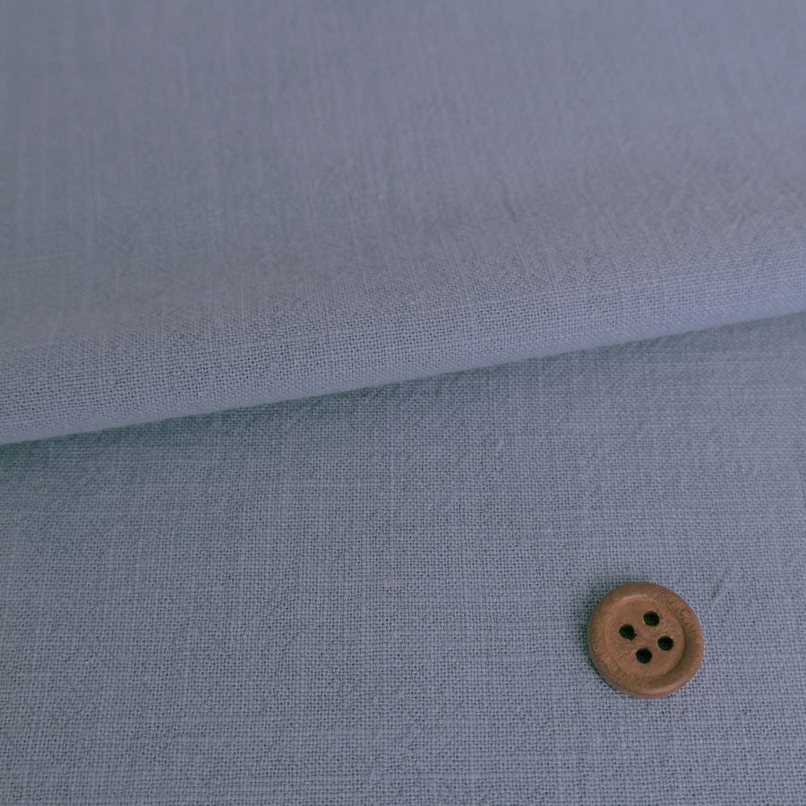 コットン生地 あづみ野木綿(空色) 10cm単位 切り売り