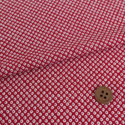 正絹ちりめん 約34×70 和柄小花寄せ小紋 紺赤黄緑カラフル 雲 正絹ちりめん 約34×70 和柄小花寄せ小紋 紺赤黄緑カラフル 雲