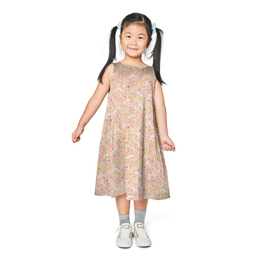 和柄コットン生地 鶴のつるし飾り(クリームイエロー) 10cm単位 切り売り