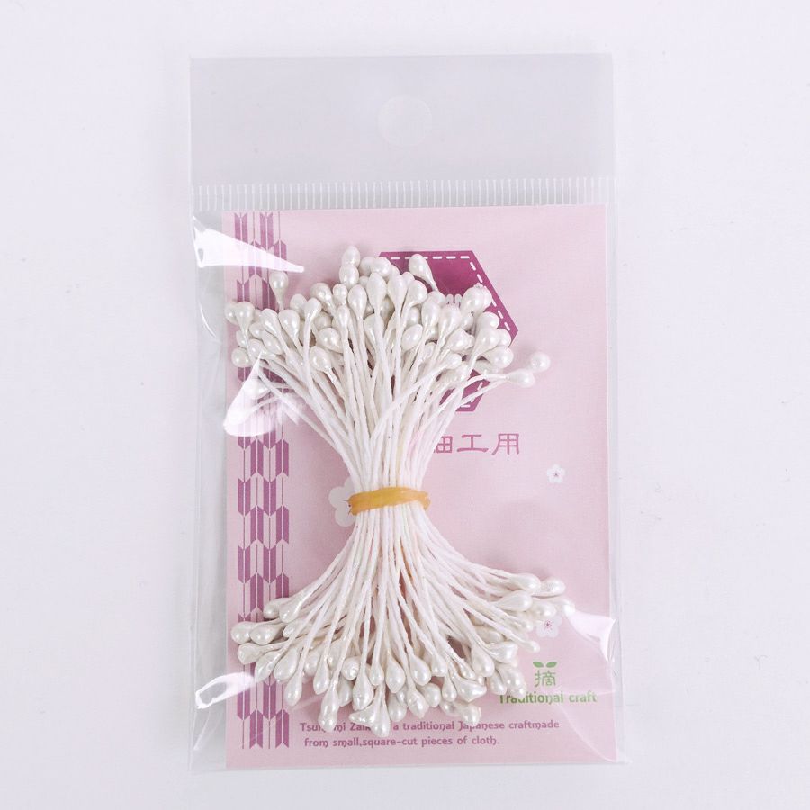 つまみ細工用ペップ・5g/約70本入り(白)