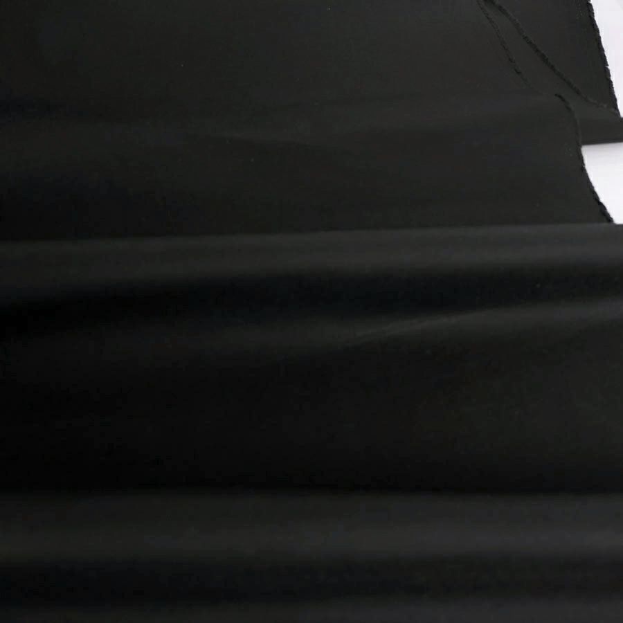 コットン生地 エイティスクエア無地 (黒) シルケット加工 10cm単位 切り売り