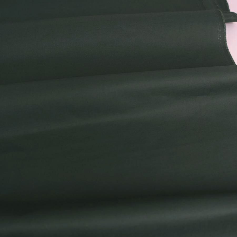 コットン生地 エイティスクエア無地 (深緑) シルケット加工 10cm単位 切り売り