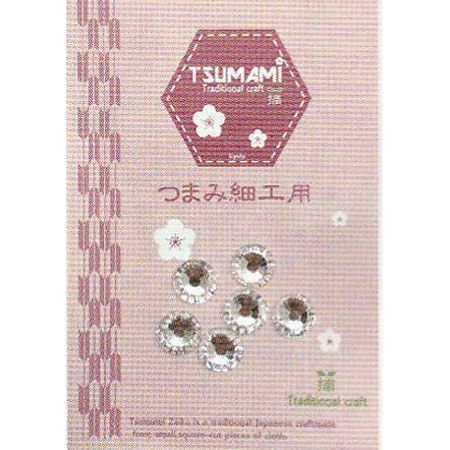 ガラス製ラインストーン 直径8mm・6個入