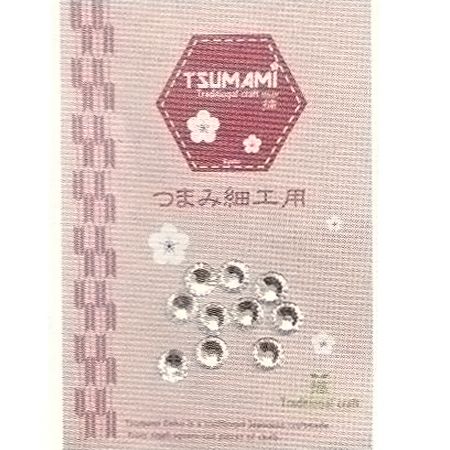  ガラス製ラインストーン 直径6mm・10個入